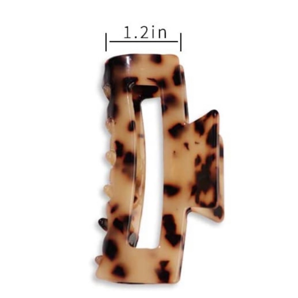 NIP Acrylic Hair Clip - 3.4”